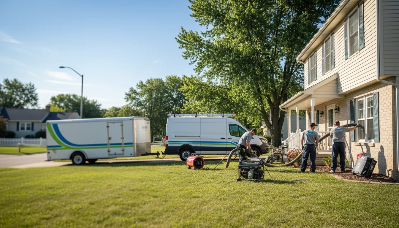 Flooded Basement Restoration And Cleanup With Repair in Shelby, MT near me